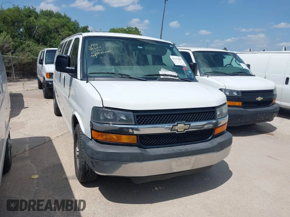 2016 Chevrolet Express Passenger LT with VIN 1GAZGPFG3G1216308, listed as a IAAI auction lot 42335486 with 241,776 mi miles and . Bid and sale history available at DreamBid. Image 1.