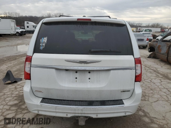 2016 Chrysler Town & Country Limited Platinum with VIN 2C4RC1GG0GR167434, listed as a Copart auction lot 85876284 with 179,602 mi miles and Clean Title. Bid and sale history available at carsss.com. Image 6.