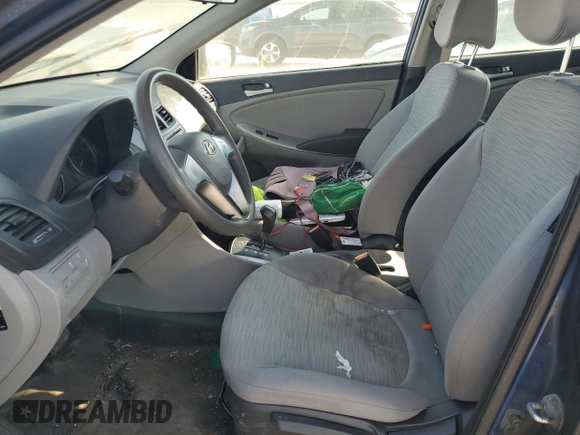 2017 Hyundai Accent SE with VIN KMHCT4AE5HU173728, listed as a Copart auction lot 48730645 with 0 mi miles and Non Repairable. Bid and sale history available at carsss.com. Image 7.