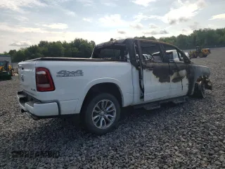2020 Ram 1500 Laramie with VIN 1C6SRFJM9LN213594, listed as a Copart auction lot 61912715 with Not provided miles and Salvage title. Bid and sale history available at DreamBid. Image 3.