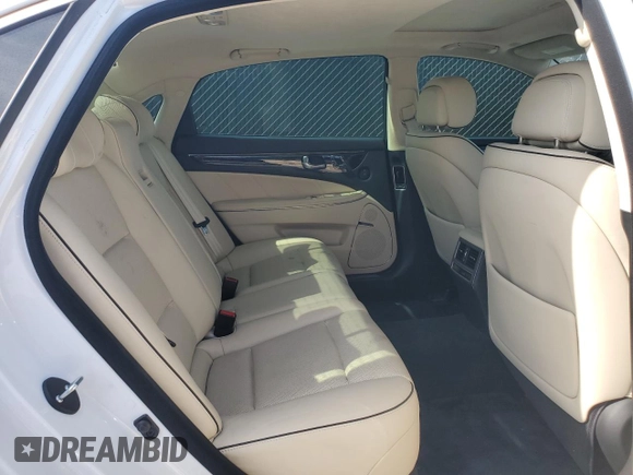 2014 Hyundai Equus Signature with VIN KMHGH4JH2EU090816, listed as a Copart auction lot 54565535 with 168,285 mi miles and Salvage Title. Bid and sale history available at DreamBid. Image 10.