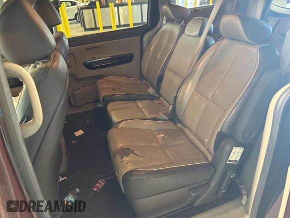 2016 Kia Sedona SX with VIN KNDMC5C1XG6140641, listed as a Copart auction lot 54801215 with 185,471 mi miles and Clean Title. Bid and sale history available at carsss.com. Image 6.