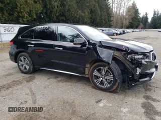 2018 Acura MDX with VIN 5J8YD4H33JL022962, listed as a Copart auction lot 46342325 with 90,566 mi miles and Salvage Title. Bid and sale history available at carsss.com. Image 4.