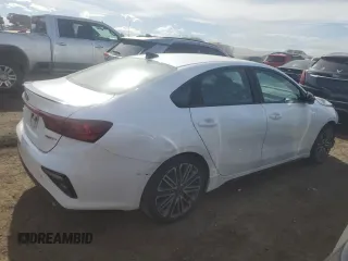 2021 Kia Forte GT with VIN 3KPF44AC0ME315280, listed as a Copart auction lot 46651825 with 57,845 mi miles and Salvage Title. Bid and sale history available at carsss.com. Image 3.