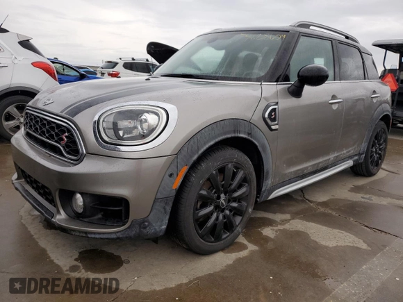 2018 MINI Countryman Cooper S with VIN WMZYT3C37J3D99610, listed as a Copart auction lot 74828654 with 48,243 mi miles and Salvage Title. Bid and sale history available at carsss.com. Image 1.
