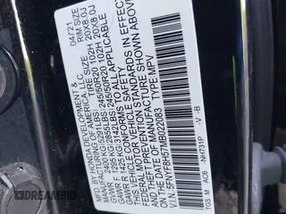 2021 Honda Passport EX-L с VIN 5FNYF8H57MB022083, выставлен на аукционе IAAI как лот 42399294 с пробегом 61 014 миль миль и . История ставок и продаж доступна на DreamBid. Изображение 9.