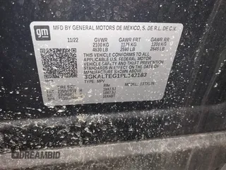 2023 GMC Terrain SLE with VIN 3GKALTEG1PL142183, listed as a IAAI auction lot 41448743 with 32,570 mi miles. Bid and sale history available at carsss.com. Image 9.