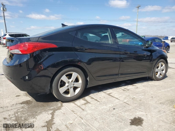 2013 Hyundai Elantra Limited with VIN 5NPDH4AE0DH426324, listed as a Copart auction lot 48180625 with 118,633 mi miles and Salvage Title. Bid and sale history available at carsss.com. Image 3.