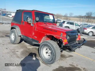 2005 Jeep Wrangler Sport with VIN 1J4FA49S85P344204, listed as a IAAI auction lot 41769319 with 105,927 mi miles. Bid and sale history available at carsss.com. Image 18.