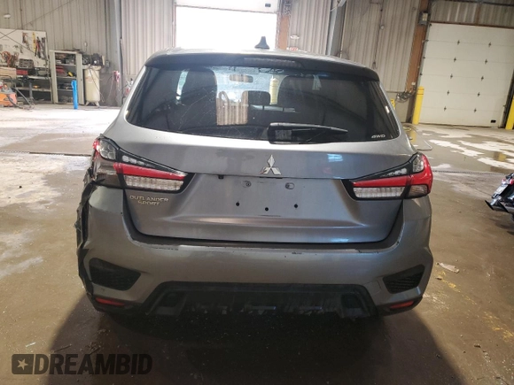 2020 Mitsubishi Outlander Sport ES 2.0 with VIN JA4AR3AU5LU008504, listed as a Copart auction lot 43736945 with 28,634 mi miles and Salvage Title. Bid and sale history available at carsss.com. Image 6.