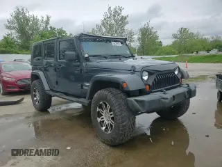 2007 Jeep Wrangler Unlimited Sahara with VIN 1J4GB59177L226122, listed as a Copart auction lot 55529575 with 208,811 mi miles and Salvage title. Bid and sale history available at DreamBid. Image 13.