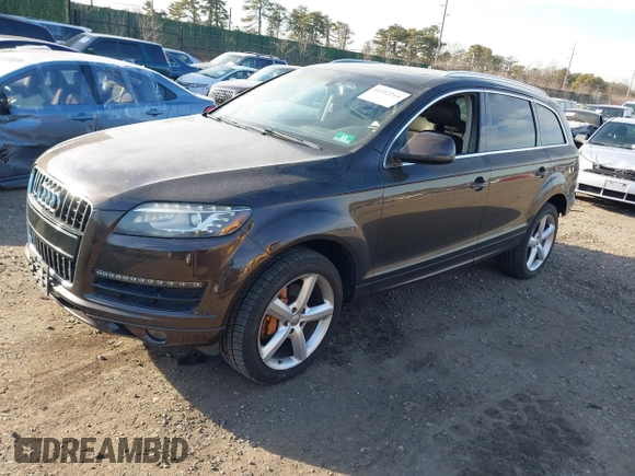 2010 Audi Q7 Premium Plus with VIN WA1LYAFE2AD006417, listed as a IAAI auction lot 41312214 with 122,281 mi miles and . Bid and sale history available at DreamBid. Image 2.