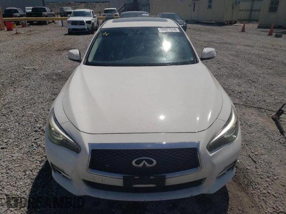 2017 Infiniti Q50 2.0t Sport with VIN JN1CV7AR4HM682389, listed as a Copart auction lot 80712394 with 112,492 mi miles and Salvage Title. Bid and sale history available at carsss.com. Image 5.