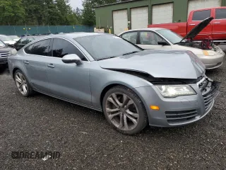 2012 Audi A7 3.0 Premium Plus with VIN WAUSGAFCXCN002273, listed as a Copart auction lot 80582624 with 126,706 mi miles and Salvage Title. Bid and sale history available at carsss.com. Image 4.