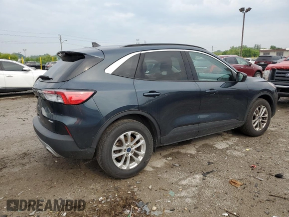 2022 Ford Escape SE with VIN 1FMCU9G62NUA80722, listed as a Copart auction lot 58784075 with 57,867 mi miles and Salvage title. Bid and sale history available at DreamBid. Image 3.