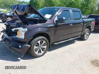 2020 Ford F-150 XL with VIN 1FTEW1EP3LFC56067, listed as a IAAI auction lot 42132791 with 103,357 mi miles and . Bid and sale history available at DreamBid. Image 2.