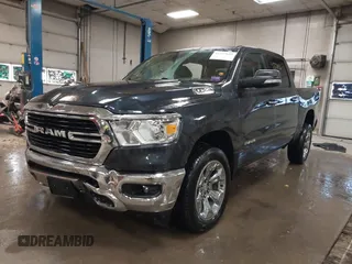 2019 Ram 1500 Big Horn/Lone Star with VIN 1C6RRFFGXKN817476, listed as a IAAI auction lot 41377652 with 76,184 mi miles. Bid and sale history available at carsss.com. Image 2.