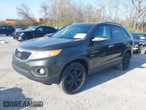 2012 Kia Sorento LX with VIN 5XYKT3A64CG235472, listed as a IAAI auction lot 41983480 with 213,338 mi miles. Bid and sale history available at carsss.com. Image 18.