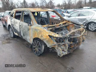 2014 Acura MDX Tech Pkg with VIN 5FRYD3H42EB009693, listed as a IAAI auction lot 40966763 with 1 mi miles. Bid and sale history available at carsss.com. Image 1.