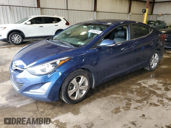 2016 Hyundai Elantra SE z VIN 5NPDH4AE2GH724409, wystawiony jako Copart lot #59843945 z przebiegiem 180 526 mil mil oraz Szkoda całkowita • Salvage title. Historia ofert i sprzedaży dostępna na DreamBid. Obrazek 1.