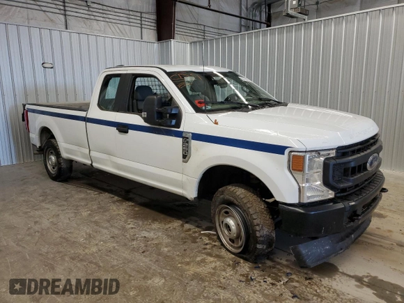 2022 Ford F-250 XL with VIN 1FT7X2B67NEF13442, listed as a Copart auction lot 79083784 with Not Provided miles and Salvage Title. Bid and sale history available at DreamBid. Image 4.