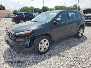 2015 Jeep Cherokee Sport z VIN 1C4PJLAB1FW632654, wystawiony jako Copart lot #65179455 z przebiegiem 220 647 mil mil oraz Szkoda całkowita • Salvage title. Historia ofert i sprzedaży dostępna na DreamBid. Obrazek 1.