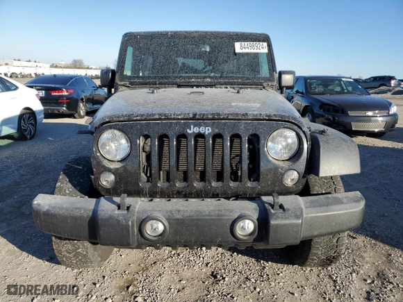 2018 Jeep Wrangler JK Unlimited Sport with VIN 1C4BJWDG2JL908806, listed as a Copart auction lot 84498924 with 157,837 mi miles and Salvage Title. Bid and sale history available at carsss.com. Image 5.