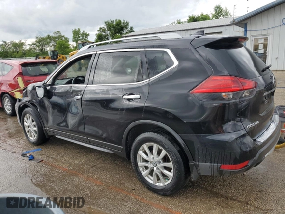 2017 Nissan Rogue SV with VIN 5N1AT2MVXHC747821, listed as a Copart auction lot 60855115 with 170,842 mi miles and Salvage title. Bid and sale history available at DreamBid. Image 2.