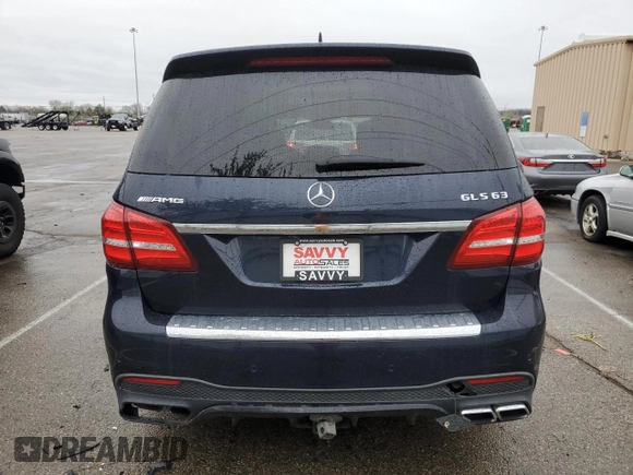 2019 Mercedes-Benz GLS 63 AMG with VIN 4JGDF7FE3KB188446, listed as a Copart auction lot 50569105 with 117,314 mi miles and Clean title. Bid and sale history available at DreamBid. Image 6.