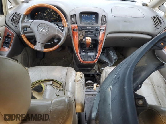 2001 Lexus RX 300 with VIN JTJGF10U310095982, listed as a Copart auction lot 85820124 with 176,883 mi miles and Salvage Title. Bid and sale history available at DreamBid. Image 8.