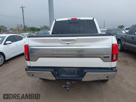 2018 Ford F-150 XL with VIN 1FTFW1E12JFD95796, listed as a IAAI auction lot 41043683 with 59,324 mi miles and . Bid and sale history available at DreamBid. Image 16.