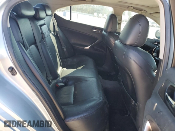 2008 Lexus IS 250 with VIN JTHCK262585022763, listed as a Copart auction lot 50690235 with 216,766 mi miles and Salvage Title. Bid and sale history available at carsss.com. Image 10.