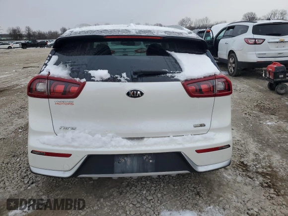 2017 Kia Niro FE with VIN KNDCB3LCXH5060509, listed as a Copart auction lot 45467595 with 110,236 mi miles and Salvage Title. Bid and sale history available at carsss.com. Image 6.