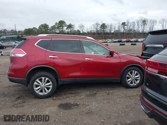 2016 Nissan Rogue SV with VIN KNMAT2MV3GP634496, listed as a IAAI auction lot 42002649 with 187,478 mi miles. Bid and sale history available at carsss.com. Image 13.