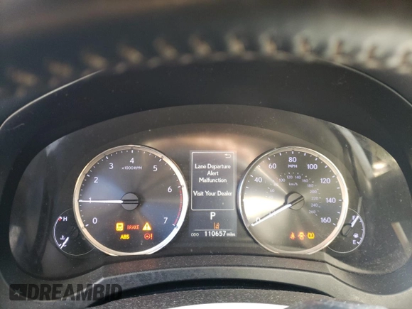 2017 Lexus IS with VIN JTHBA1D24H5049724, listed as a Copart auction lot 89220815 with 110,657 mi miles and Salvage Title. Bid and sale history available at carsss.com. Image 9.