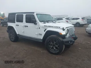 2018 Jeep Wrangler Unlimited Rubicon с VIN 1C4HJXFG2JW291466, выставлен на аукционе IAAI как лот 41112043 с пробегом 51 201 миль миль и . История ставок и продаж доступна на DreamBid. Изображение 1.