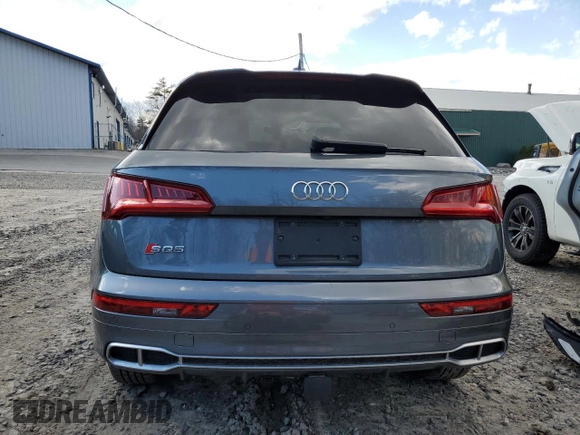 2018 Audi SQ5 Premium Plus with VIN WA1A4AFY2J2217531, listed as a Copart auction lot 50592824 with 44,219 mi miles and Salvage Title. Bid and sale history available at DreamBid. Image 6.