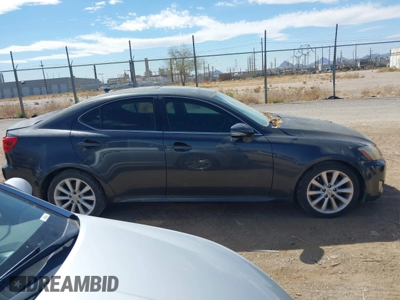 2009 Lexus IS with VIN JTHBK262995088777, listed as a IAAI auction lot 41908060 with 174,386 mi miles. Bid and sale history available at carsss.com. Image 13.