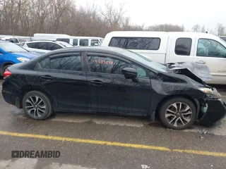 2015 Honda Civic EX with VIN 19XFB2F82FE005424, listed as a IAAI auction lot 40898381 with 189,558 mi miles and . Bid and sale history available at carsss.com. Image 13.