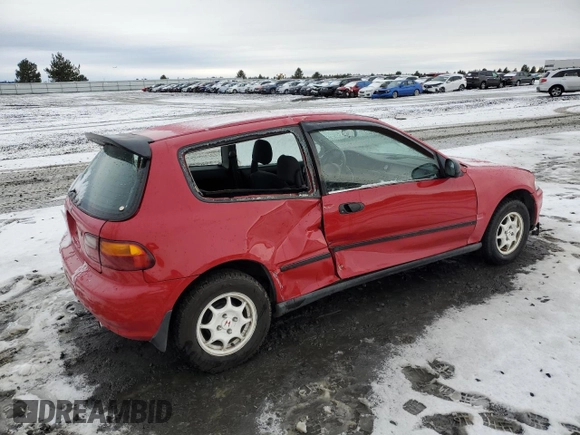 1994 Honda Civic z VIN 2HGEH2370RH505923, wystawiony jako Copart lot #81504724 z przebiegiem 153 871 mil mil oraz Szkoda całkowita • Salvage title. Historia ofert i sprzedaży dostępna na DreamBid. Obrazek 3.