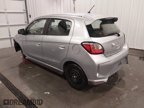 2022 Mitsubishi Mirage ES z VIN ML32AUHJ4NH007491, wystawiony jako IAAI lot #41641405 z przebiegiem 37 322 mil mil oraz . Historia ofert i sprzedaży dostępna na DreamBid. Obrazek 3.