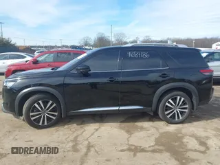 2024 Nissan Pathfinder Platinum with VIN 5N1DR3DK7RC269754, listed as a IAAI auction lot 41684186 with 14,047 mi miles and . Bid and sale history available at DreamBid. Image 14.