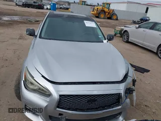 2014 Infiniti Q50 with VIN JN1BV7AP0EM681679, listed as a IAAI auction lot 41371773 with 141,940 mi miles. Bid and sale history available at carsss.com. Image 12.
