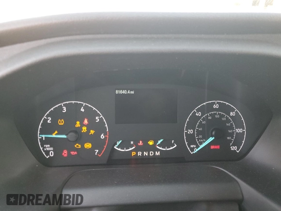 2020 Ford Transit Cargo with VIN 1FTYE1YG7LKB69937, listed as a Copart auction lot 76967334 with 81,640 mi miles and Salvage Title. Bid and sale history available at DreamBid. Image 9.
