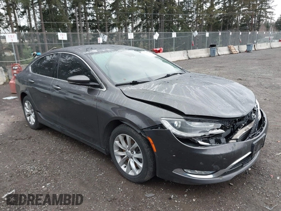 2015 Chrysler 200 C with VIN 1C3CCCCG0FN510010, listed as a IAAI auction lot 41636944 with 70,722 mi miles and . Bid and sale history available at DreamBid. Image 13.