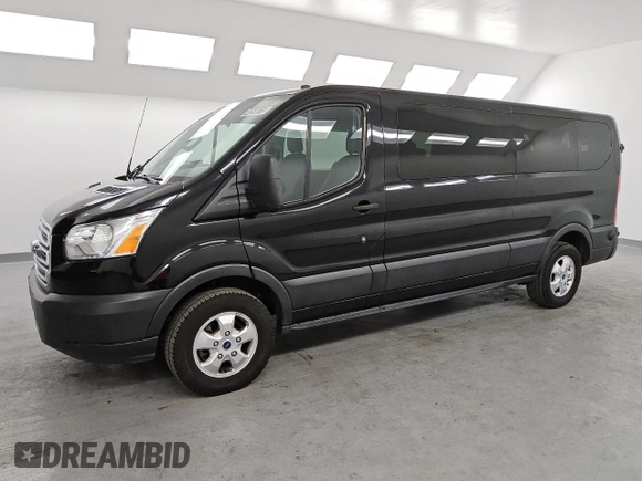 2019 Ford Transit Passenger XL with VIN 1FBZX2YG1KKA76533, listed as a Copart auction lot 45518715 with 144,273 mi miles and Clean Title. Bid and sale history available at carsss.com. Image 1.