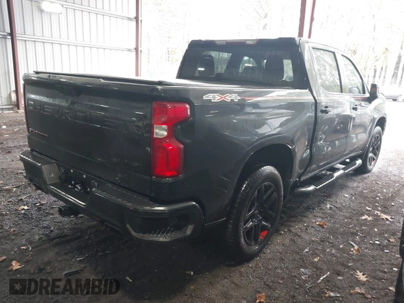 2021 Chevrolet Silverado 1500 RST with VIN 1GCUYEED7MZ390633, listed as a IAAI auction lot 41798156 with 49,277 mi miles. Bid and sale history available at carsss.com. Image 4.