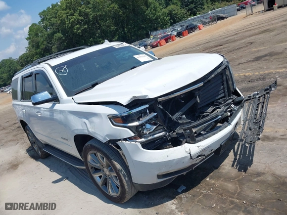 2018 Chevrolet Tahoe Premier with VIN 1GNSCCKCXJR324733, listed as a IAAI auction lot 40102147 with 119,134 mi miles. Bid and sale history available at carsss.com. Image 1.