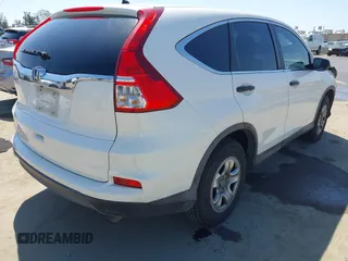 2015 Honda CR-V LX with VIN 5J6RM3H38FL001426, listed as a IAAI auction lot 42152168 with 185,657 mi miles and . Bid and sale history available at carsss.com. Image 4.