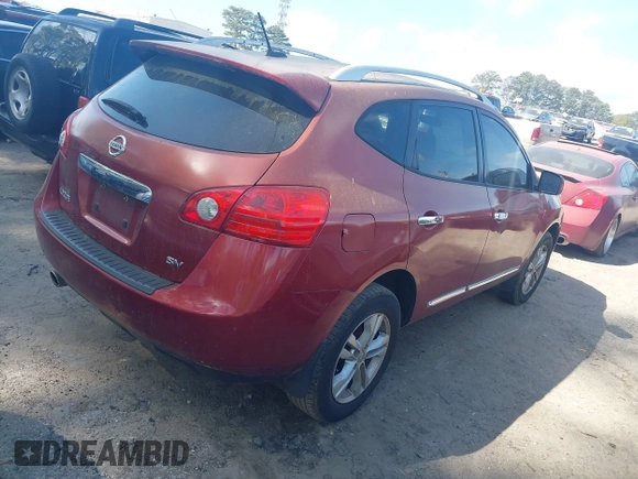2013 Nissan Rogue S with VIN JN8AS5MT8DW512547, listed as a IAAI auction lot 41970436 with 138,087 mi miles. Bid and sale history available at carsss.com. Image 4.